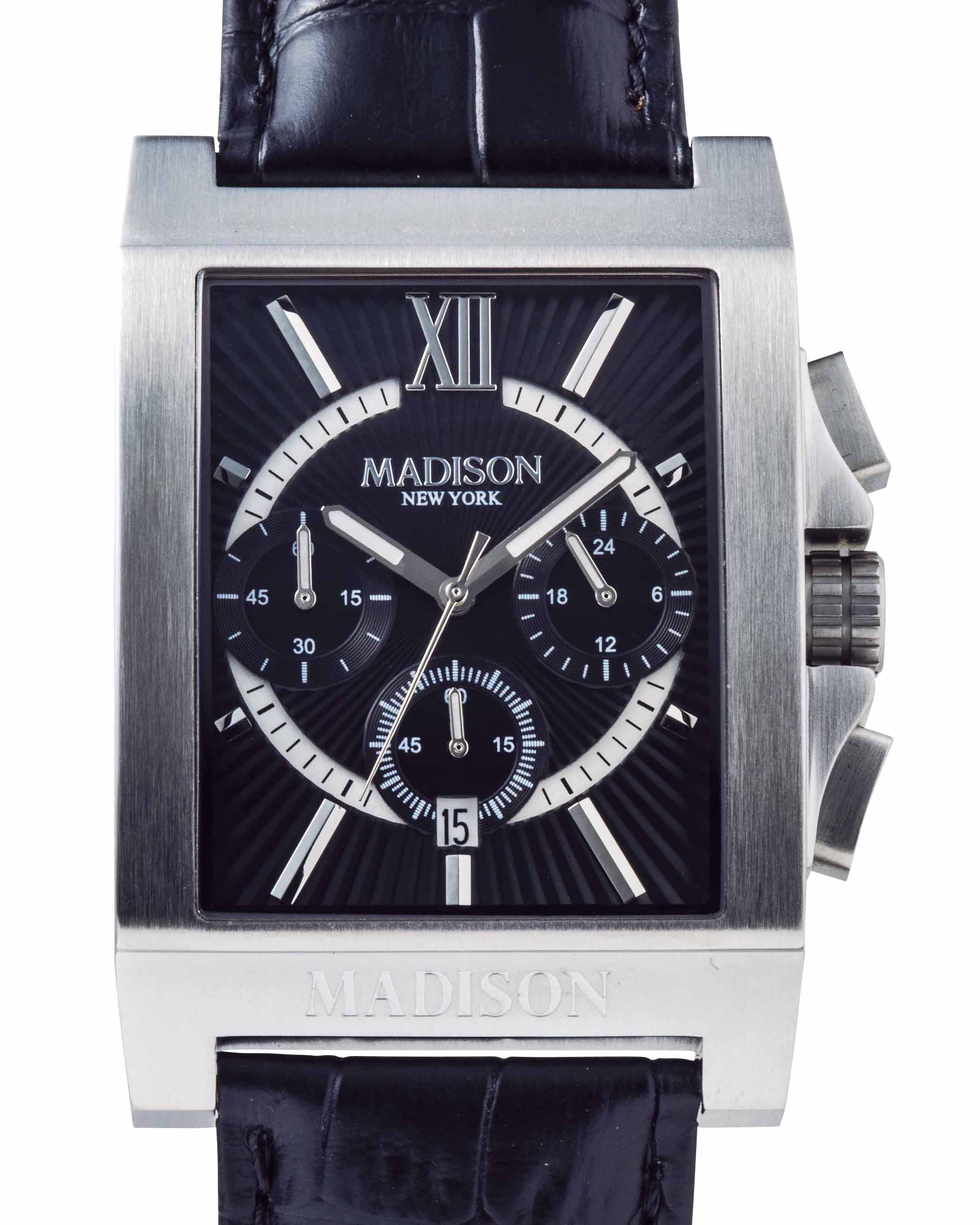 マディソン ニューヨークの新作クロノはカッチリでずっしり - HEROES
