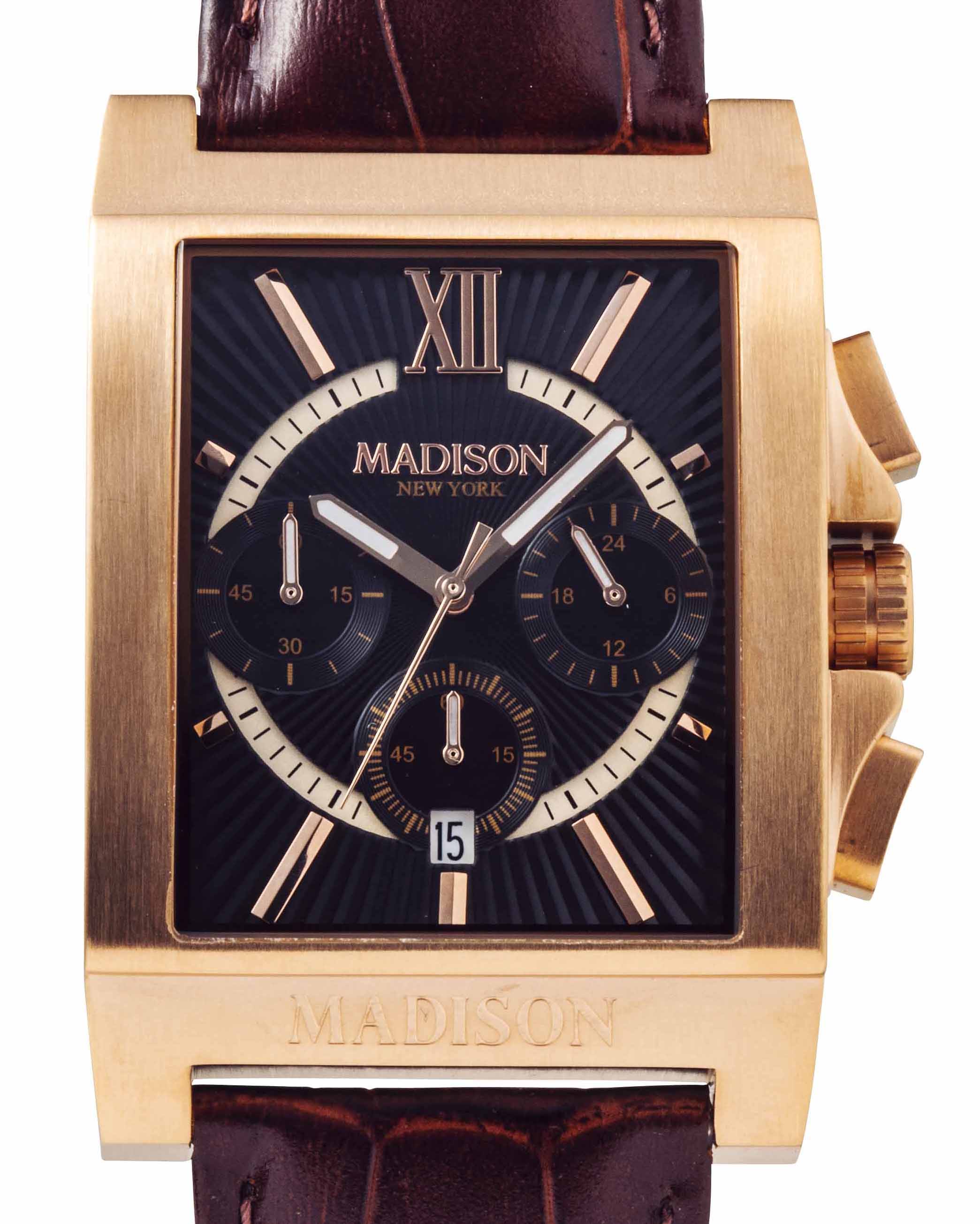 マディソン ニューヨークの新作クロノはカッチリでずっしり - HEROES