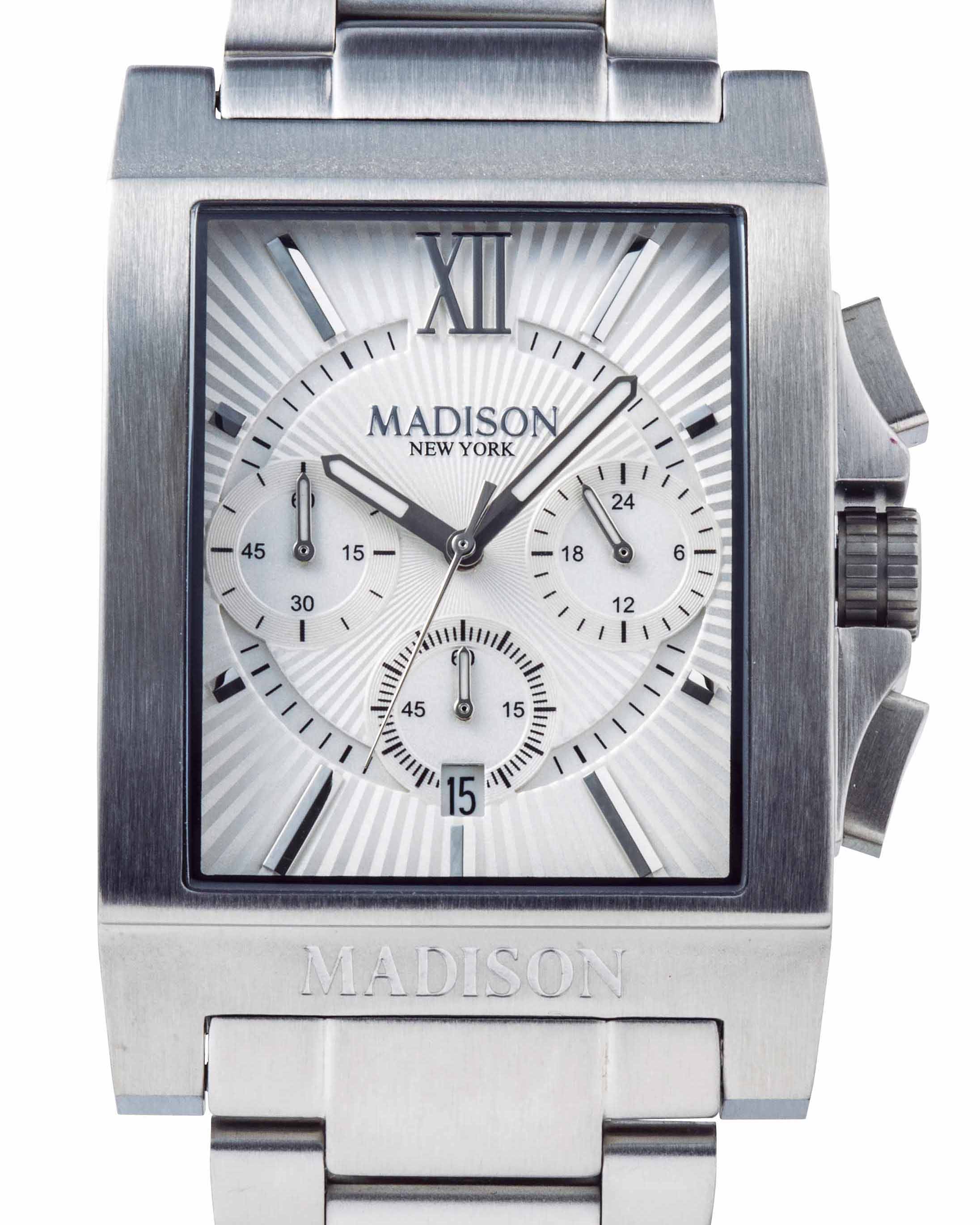マディソン ニューヨークの新作クロノはカッチリでずっしり - HEROES