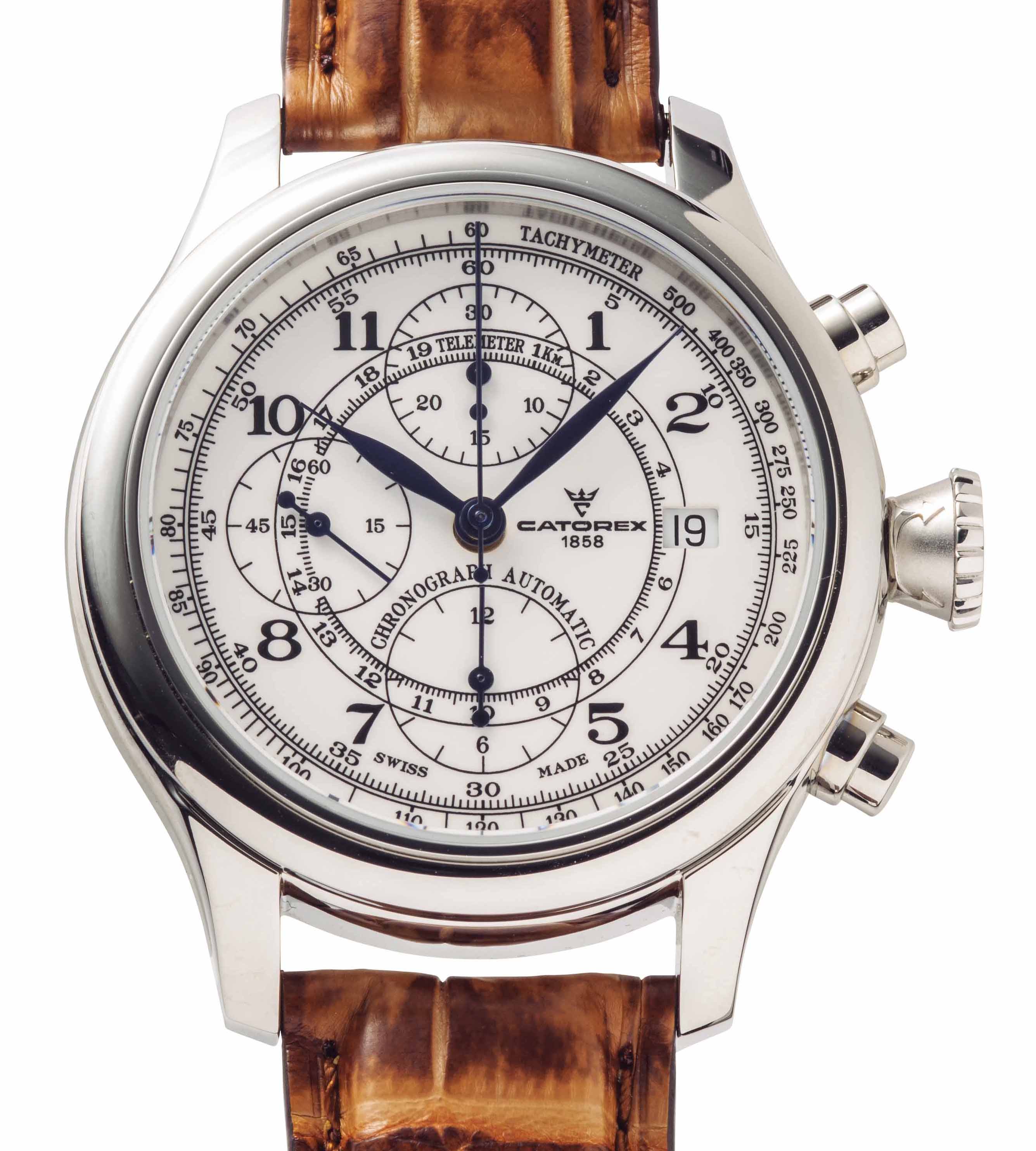 本日限り　CATOREX 自動巻きクロノグラフ腕時計 世界初の自動巻クロノグラフ | ウォッチラウンジ