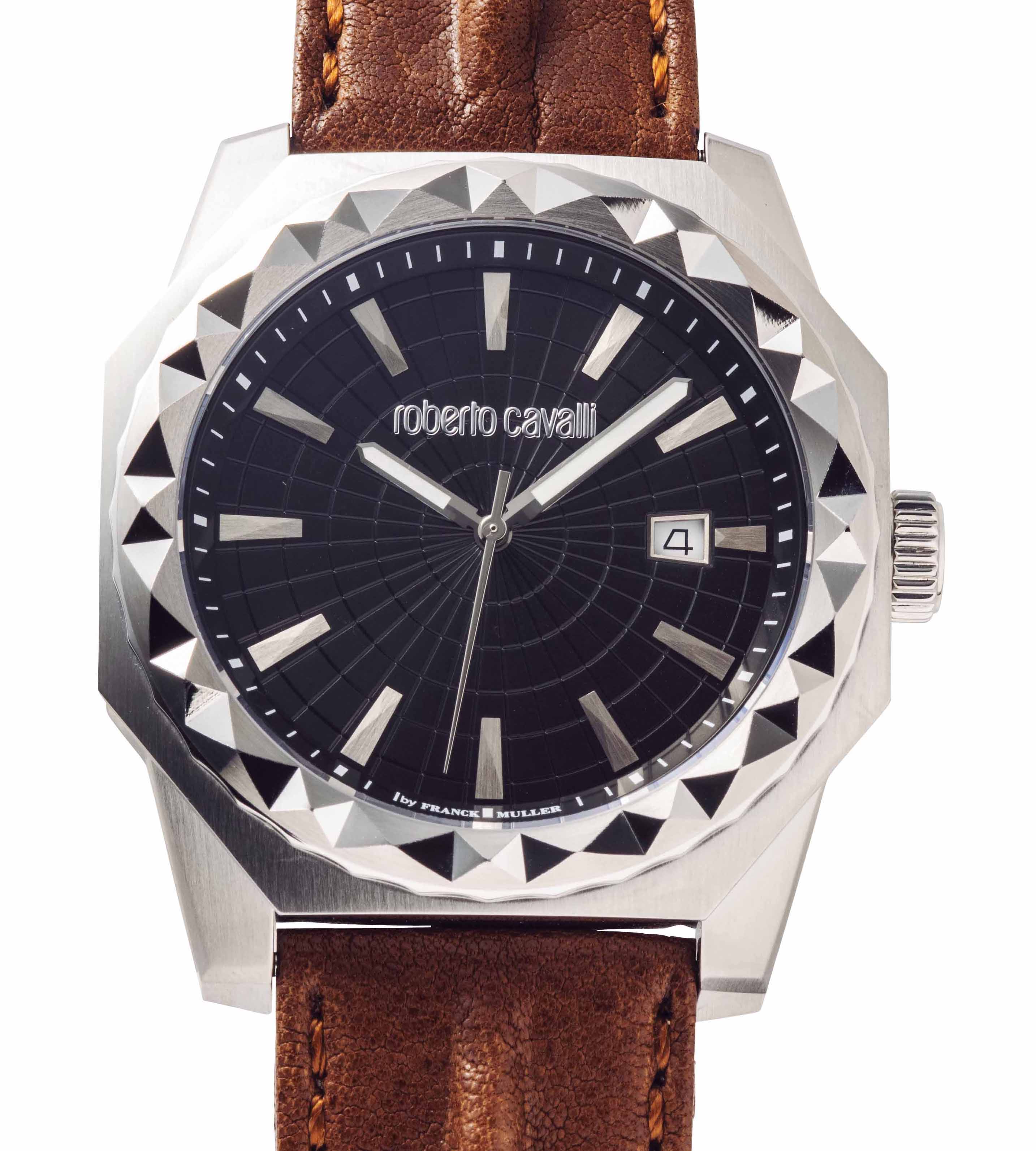 ロベルトカヴァリ by フランク ミュラーのキャラクター際立つラージ