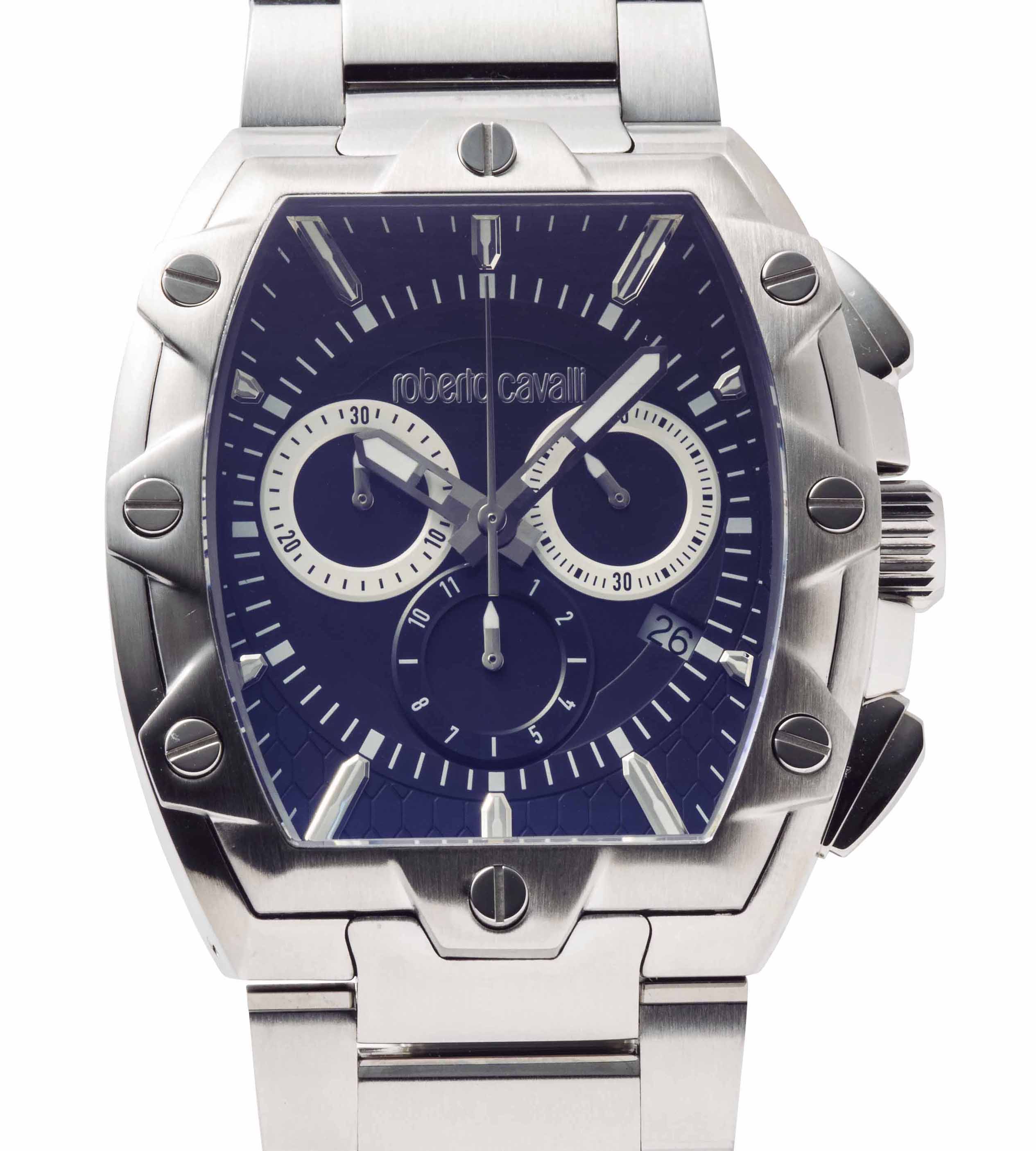 ロベルトカヴァリ by フランク ミュラーのキャラクター際立つラージ