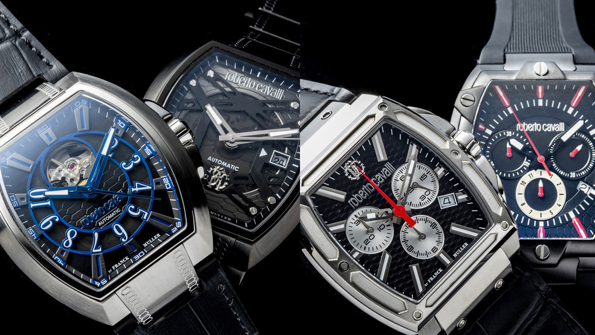 robert cavalli クロノグラフ時計クォーツ　RV1G157L0021 robert cavalli クロノグラフ時計クォーツ RV1G157L0021