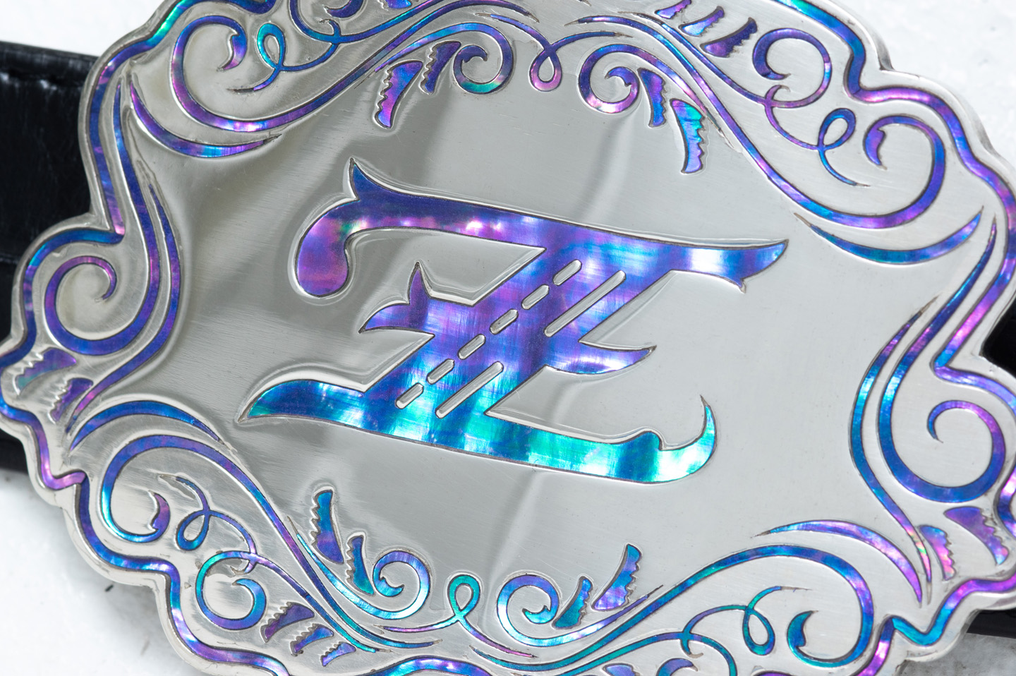 ZELE-PARIS ゼルパリサントロペ ベルトバッグル バックル シルバー Z