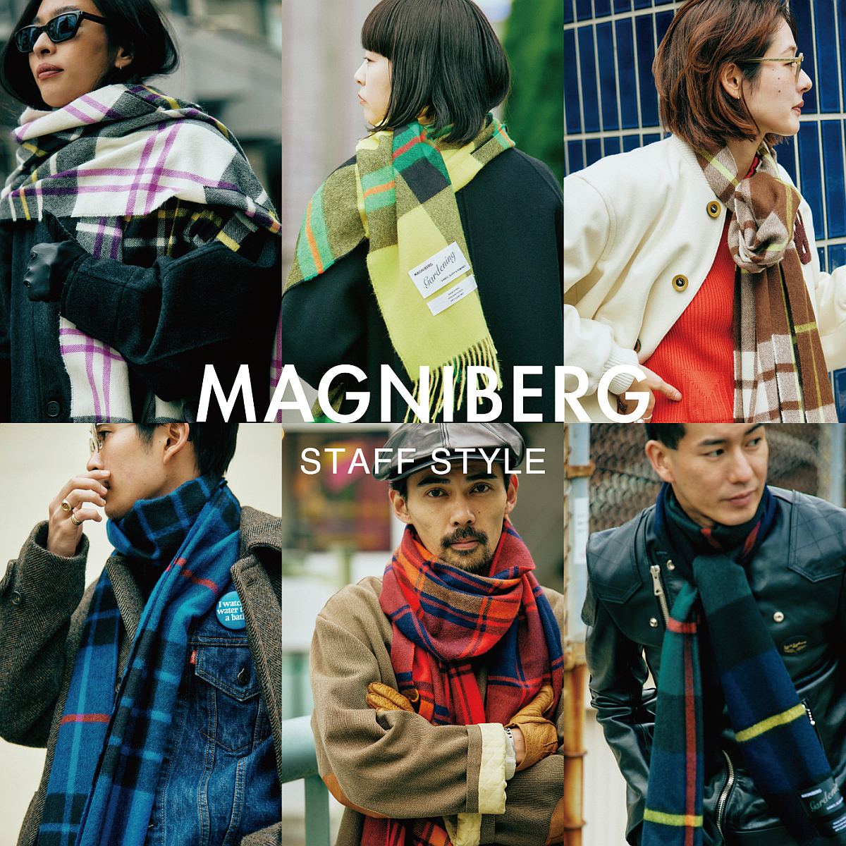MAGNIBERGマフラートゥモローランドアソースメレキャバンジョンストンズ MAGNIBERG CHECK SCARVES｜トゥモローランド 公式通販