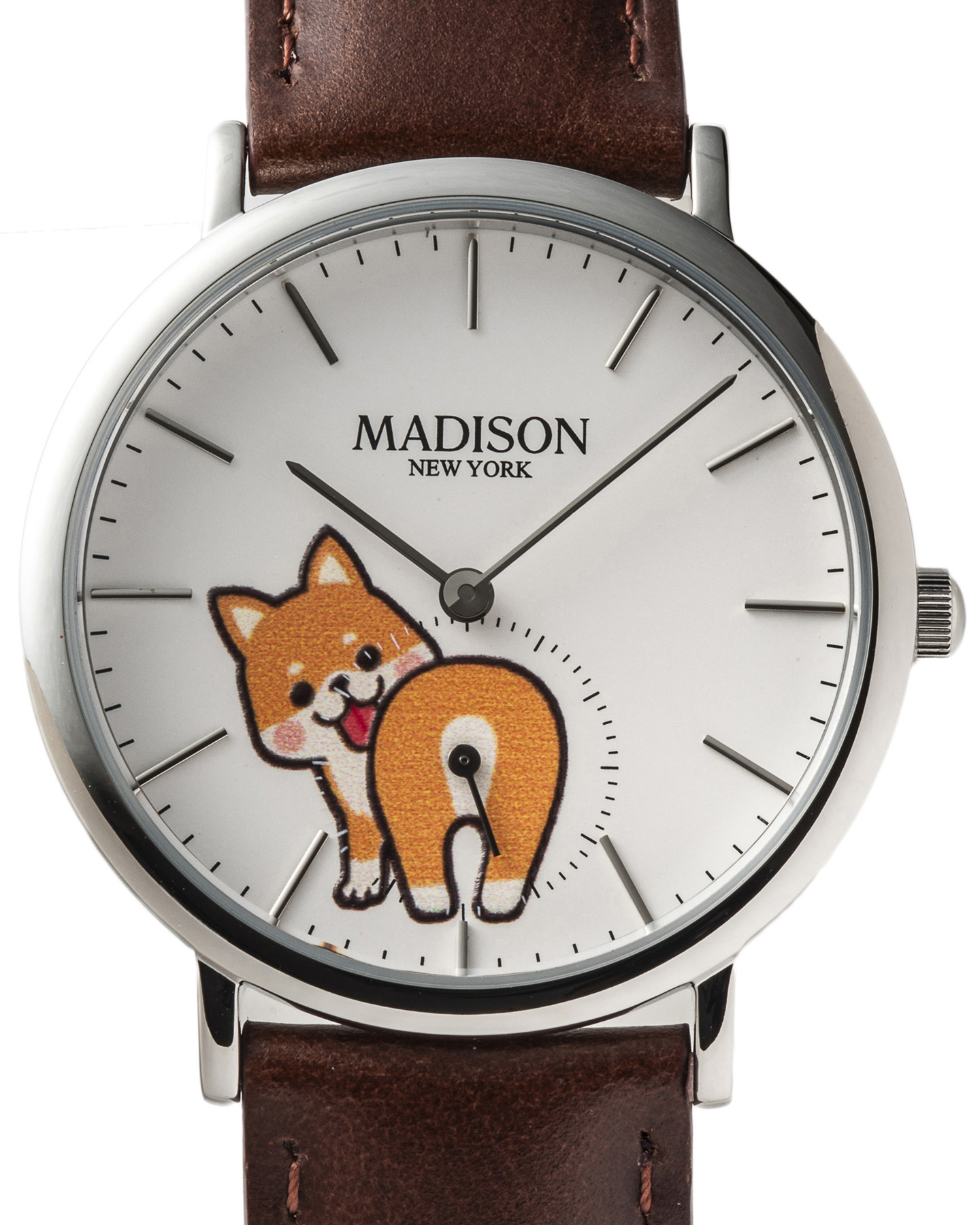 MA012010-4 MADISON NEW YORK マディソン ニューヨーク 犬 パグモデル セントラルパーク かわいい レディース 腕時計 国内正規品 送料無料 新品MADISON NEW YORK 腕時計 パグ犬 MA012010-4 - メルカリ