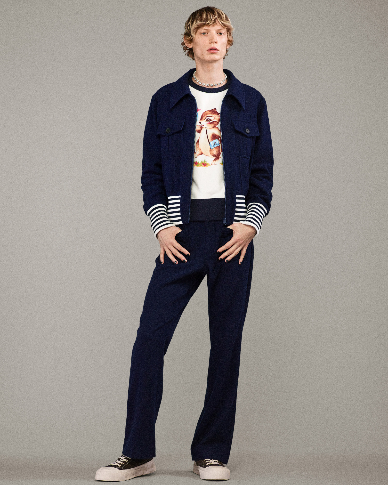ZARA×ハリー・ランバート　ワンタックスラックス ハリー・スタイルズなどを手がけるスタイリスト、ハリー