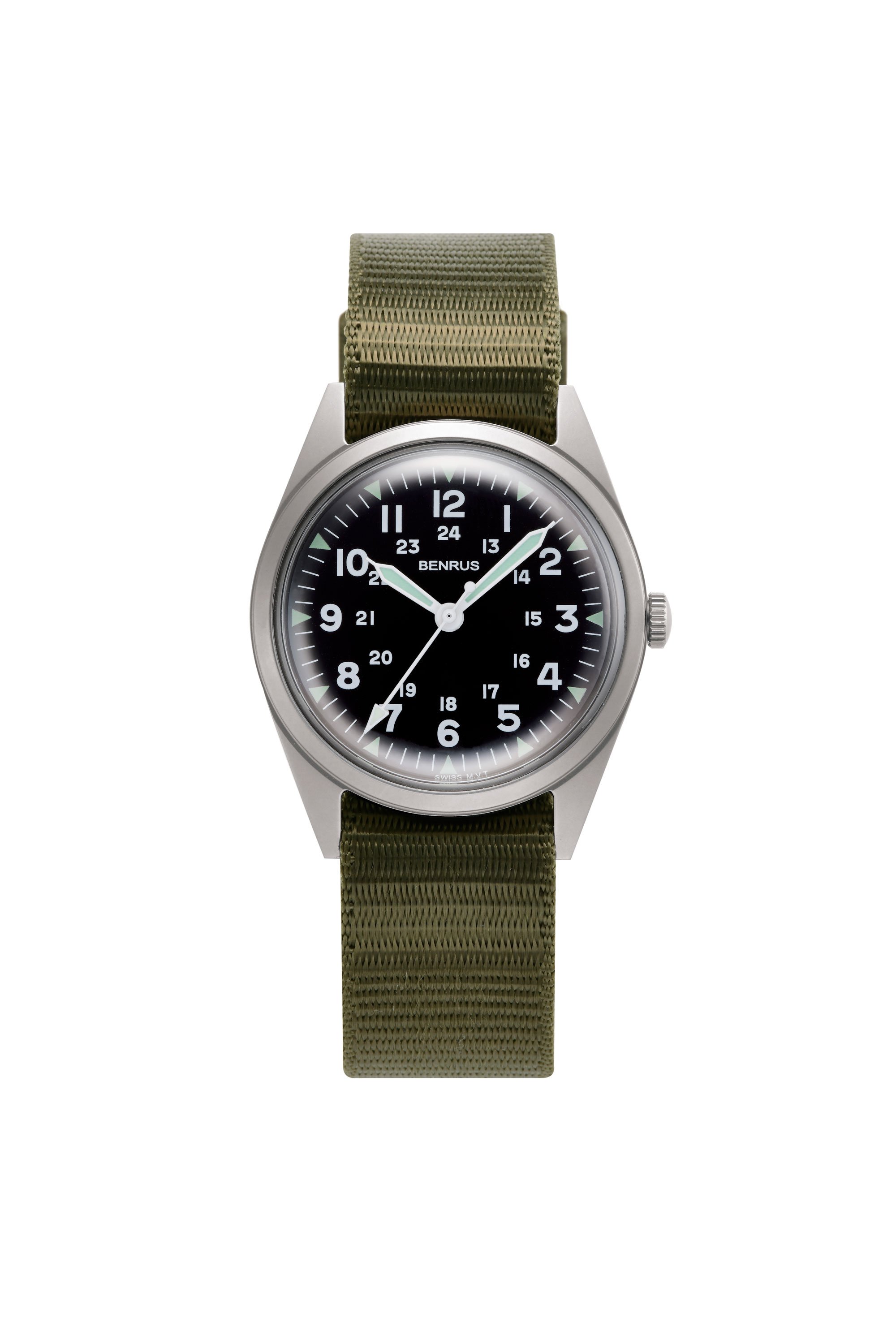 ミリタリーウォッチブランド「BENRUS」の新作は、歴史的名品“DTU-2A/P