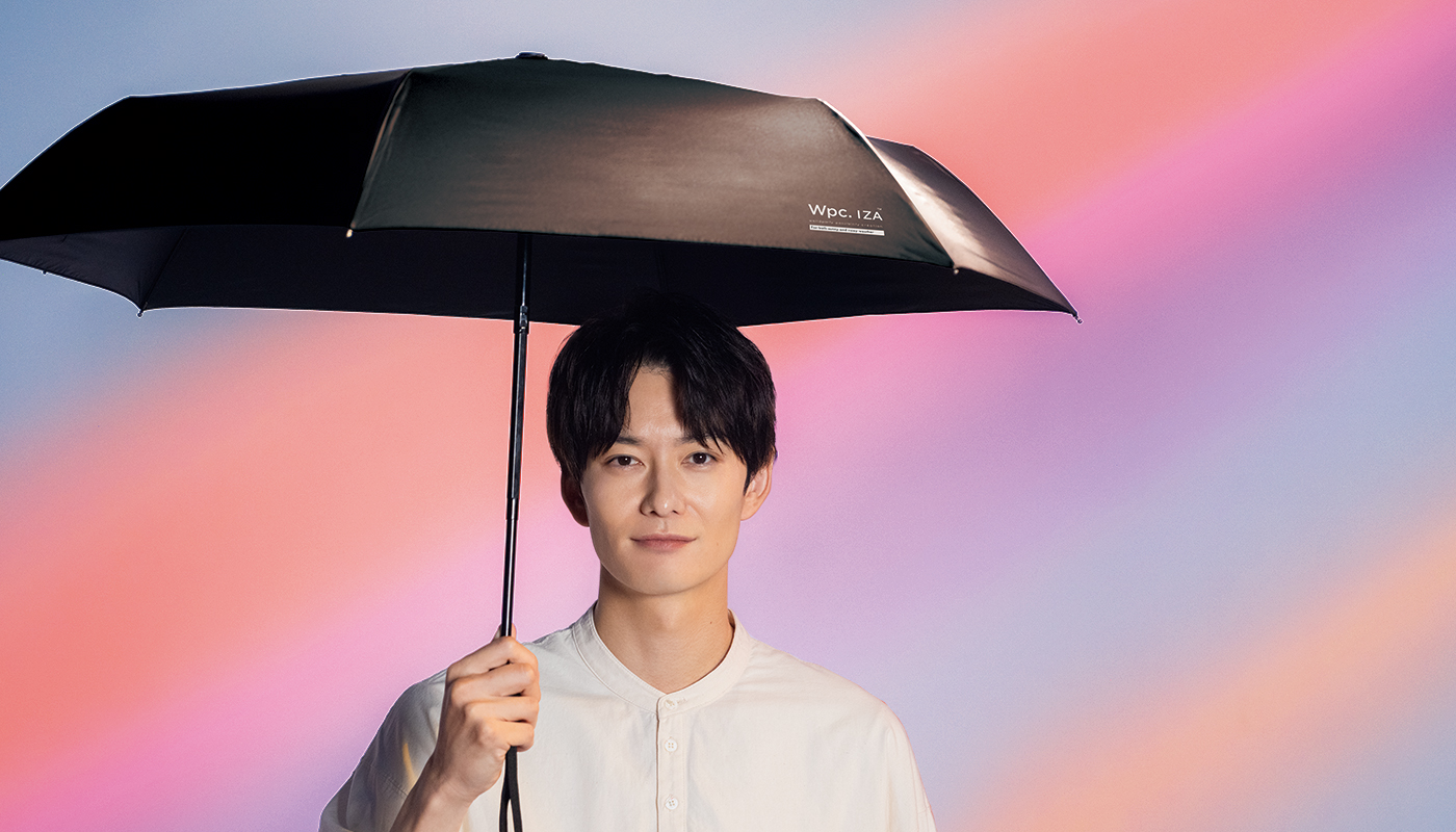 ビジュアルモデルに俳優・岡田将生さんを起用！ 男性用日傘ブランド