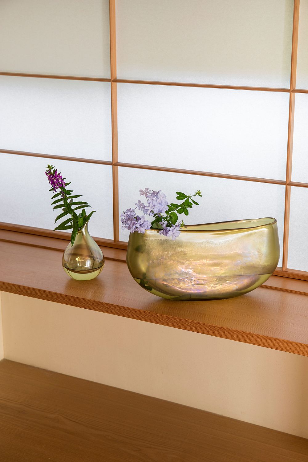 F＆M Ballarin ムラーノガラス】 香水瓶／イタリア／工芸品／美術品