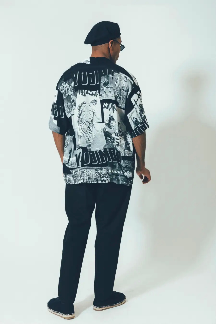【L相当】ポータークラシック×黒澤明 「用心棒」半袖アロハシャツ(24SS) 黒澤明監督作品「七人の侍」公開70周年を記念した【PORTER