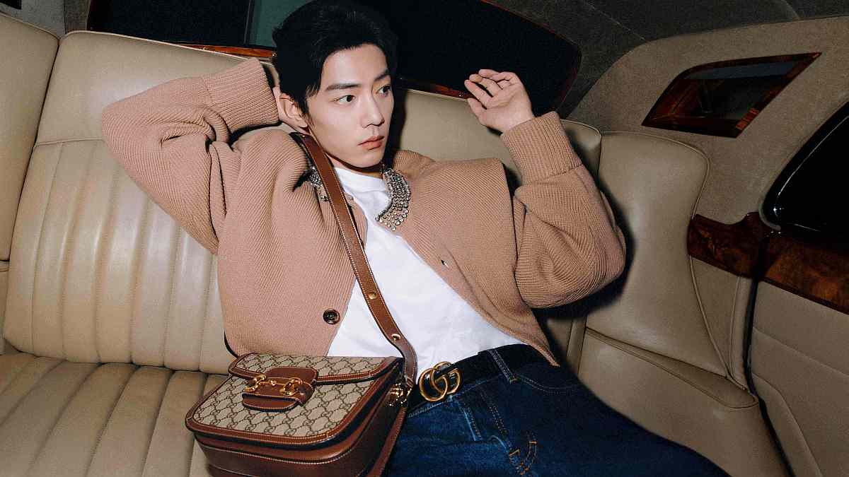 シャオ・ジャン × グッチ」の〔グッチ ホースビット 1955〕グローバル