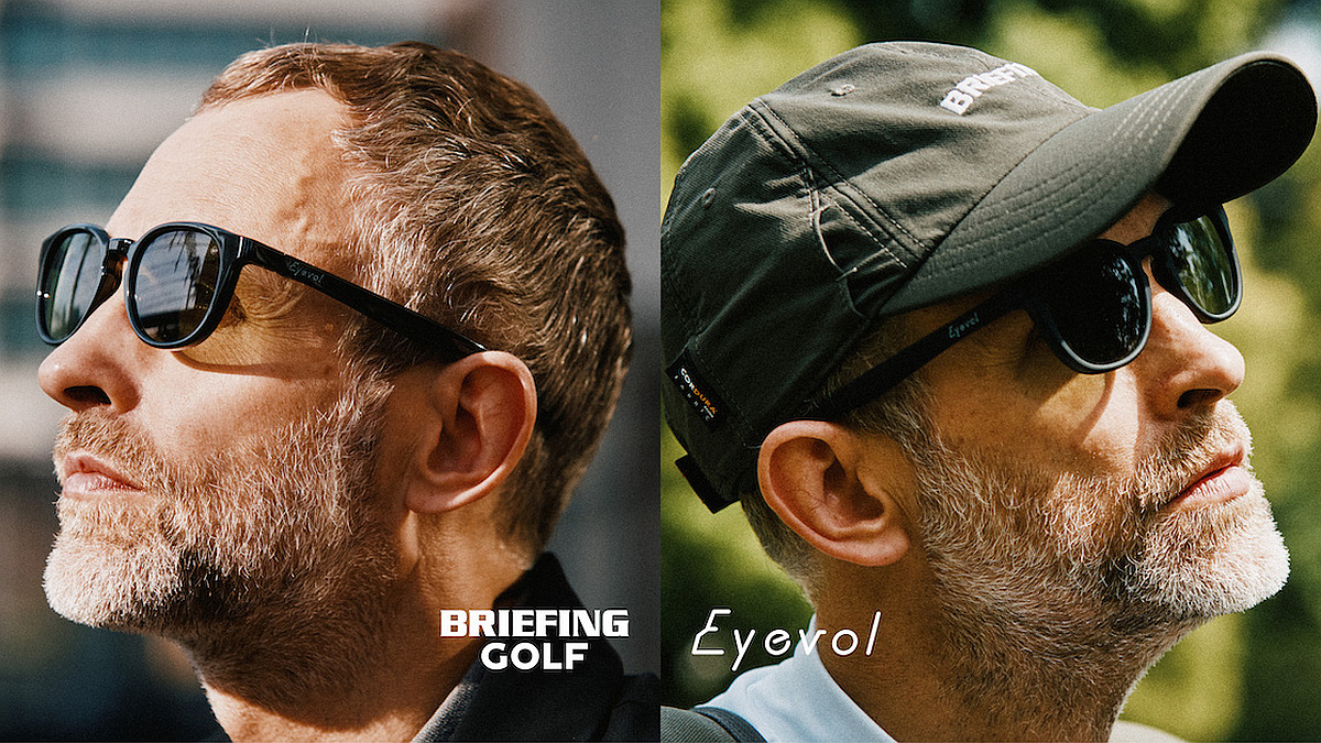 ゴルフでも街中でも使える「BRIEFING GOLF × Eyevol」の