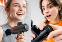 「手圧変動テクノロジー」を搭載した「マイトレックス」の第2世代ハンディガン・マッサージャー