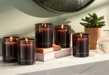 「モルトンブラウン アイコニックフレグランス」5種の香りのシグネチャー キャンドル