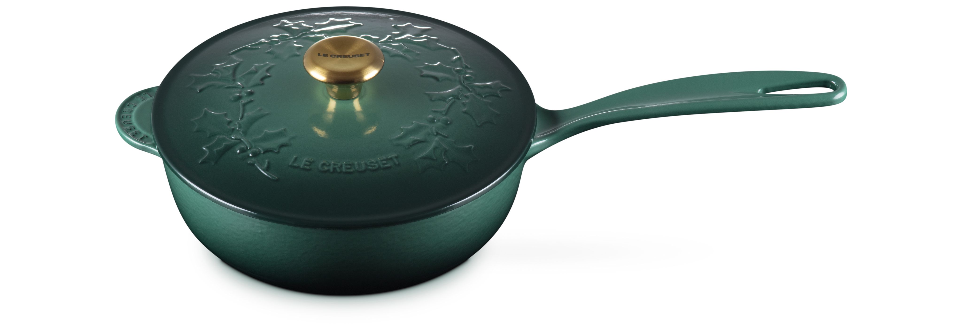 ☆ ル・クルーゼ　クリスマスオーバルプラッター 　サンタレリーフ 大切な人と過ごす華やかなクリスマス ～ル・クルーゼ クリスマス