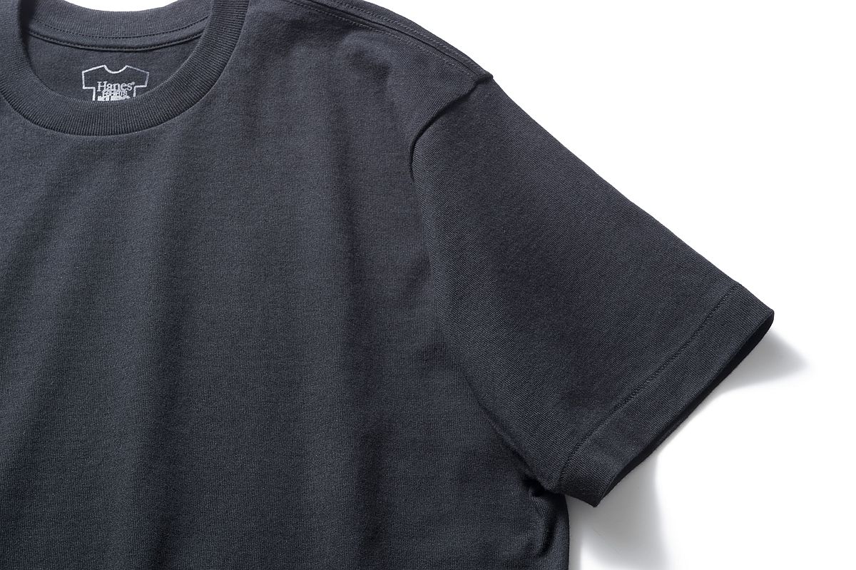 最高の白T Hanes SHIRO”に続く待望の黒Tシャツ「Hanes T-SHIRTS