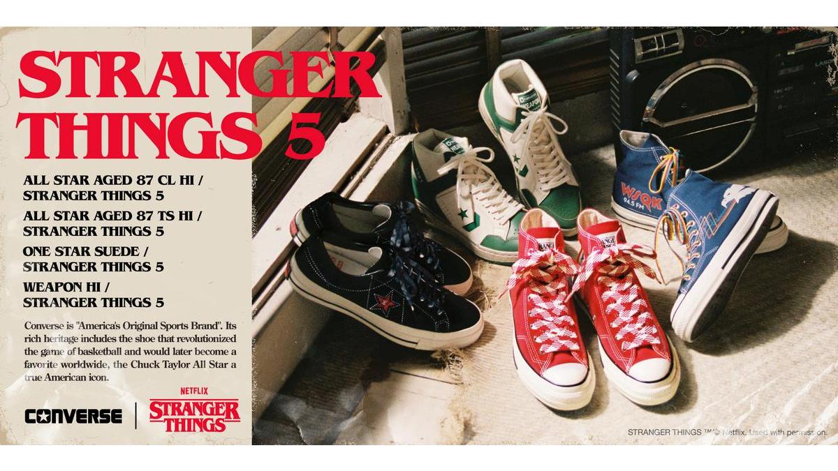 コンバース×ストレンジャー・シングス】最終章配信記念の