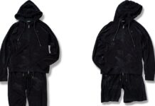 「1PIU1UGUALE3 RELAX」の新作セットアップはクールな黒カモフラ