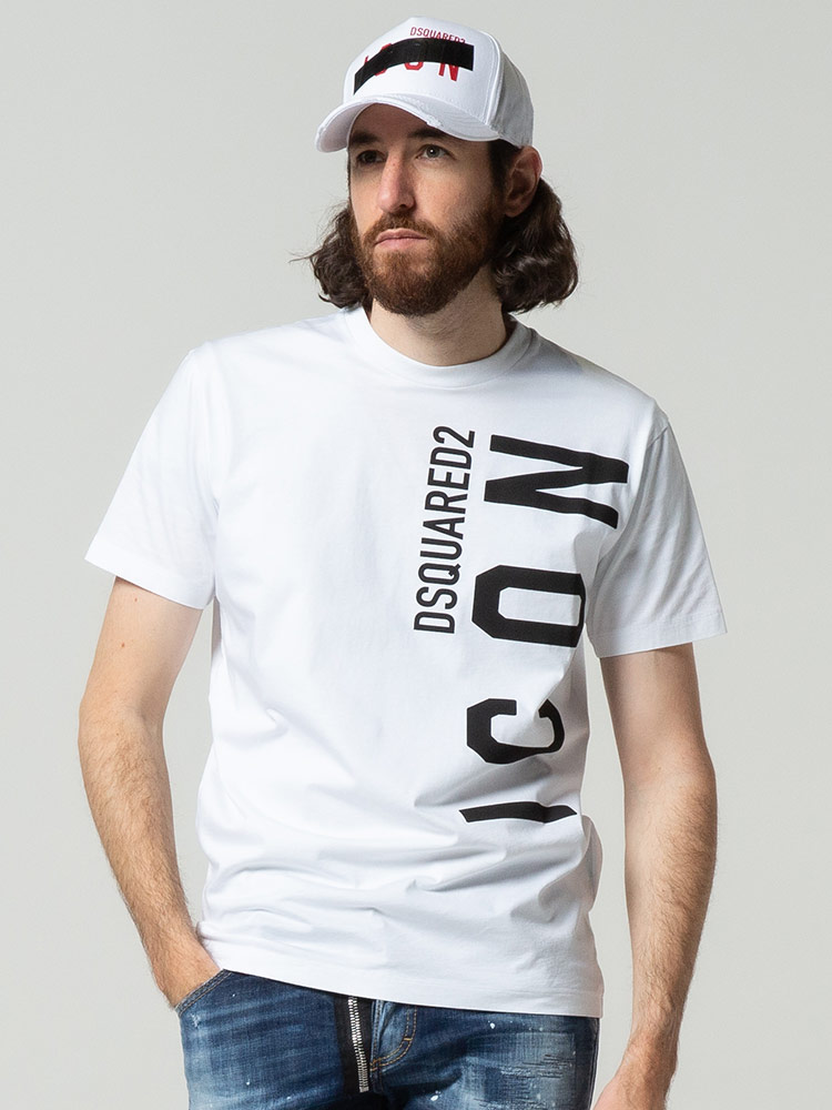 DSQUARED2 ディースクエアード Tシャツ 半袖 ディースク ロゴ　メンズ