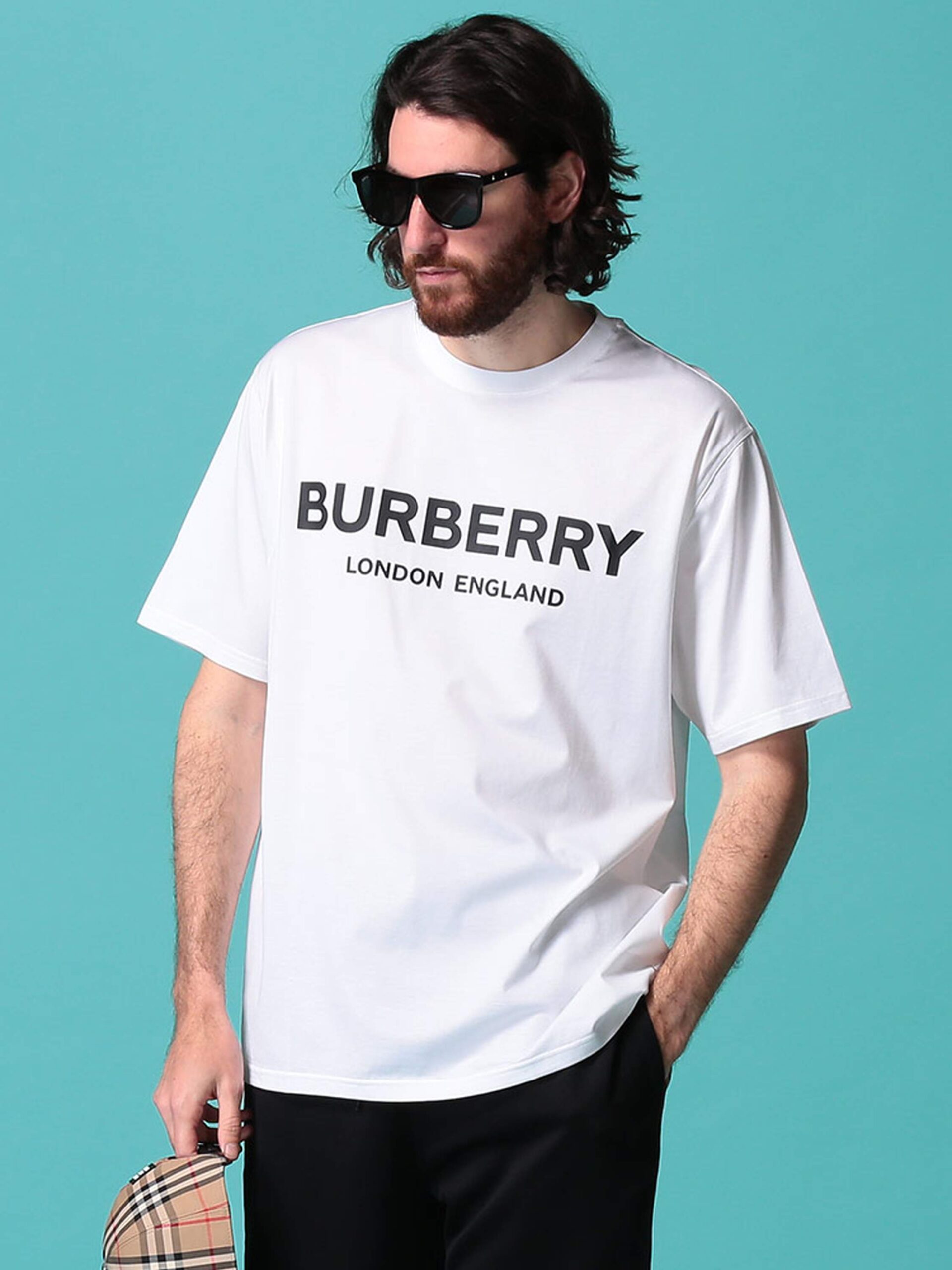 BURBERRY バーバリー メンズ 半袖 Tシャツ ロゴ プリント クルーネック