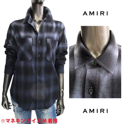 アミリ AMIRI レディース トップス シャツ 長袖 裾カットオフ/ダメージ加工 | HEROES ONLINE