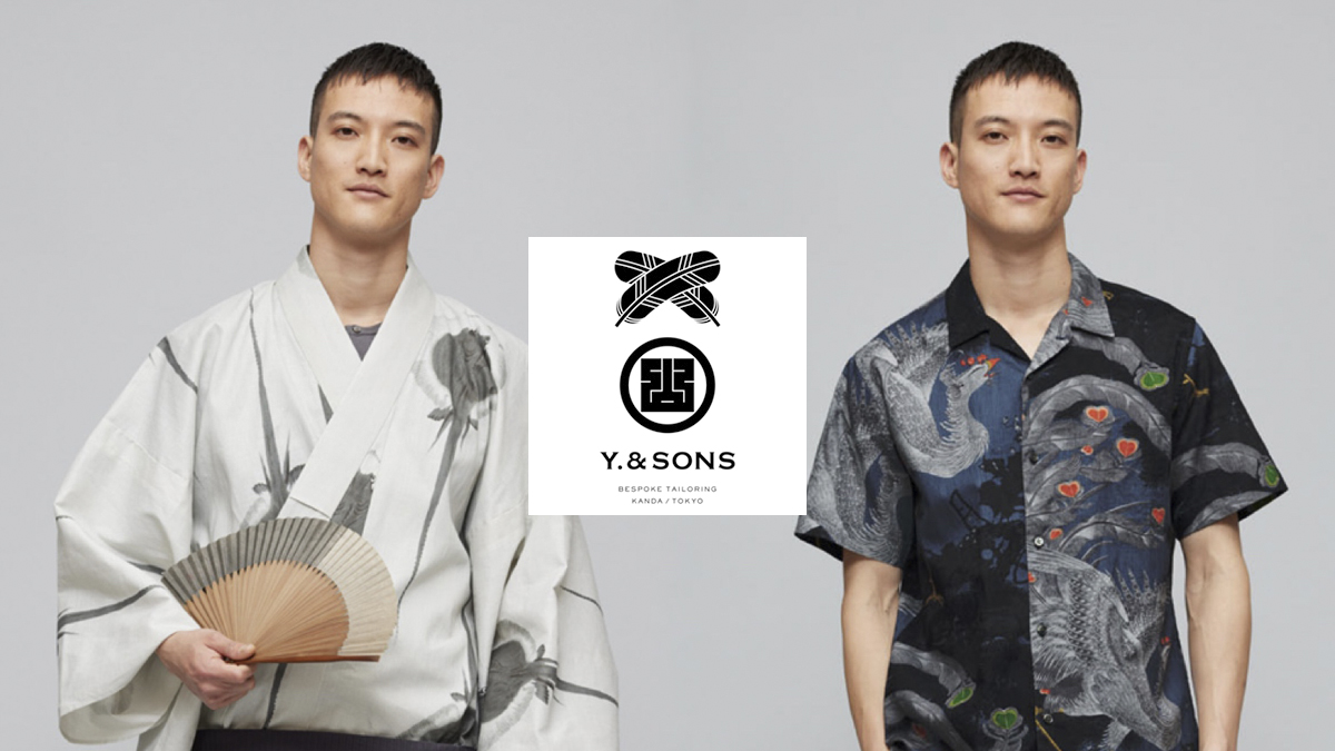 メンズきものテーラー「 Y. & SONS 」の “ 伊藤若冲シリーズ ” に新作登場。ゆかた・シャツ・手ぬぐいがラインナップ。 - HEROES  ONLINE