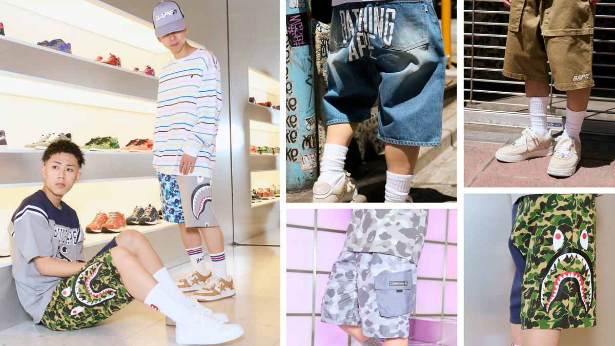本格的な夏の到来を前に、A BATHING APE® のショーツコレクションが