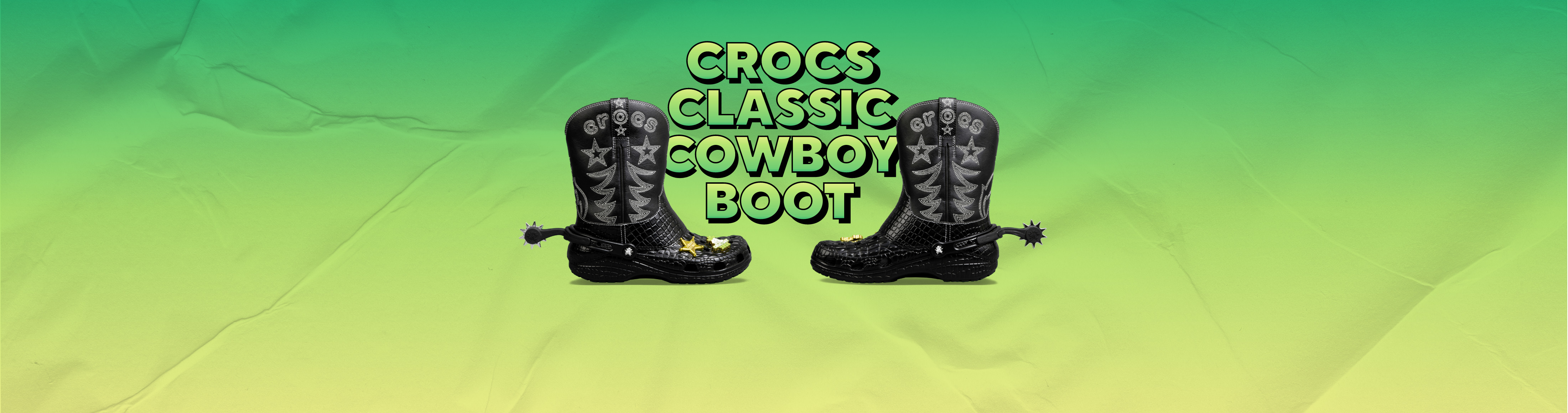 28cm Crocs Classic Cowboy Boot クロックス28cm - 靴