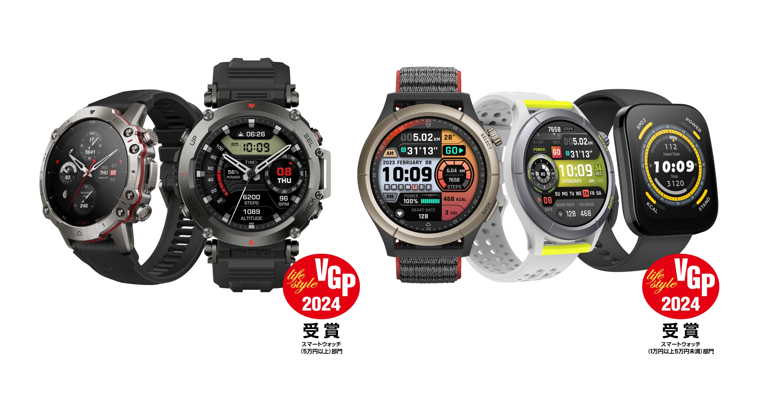 VGP 2024」で部門賞を受賞したスマートウォッチブランド「Amazfit