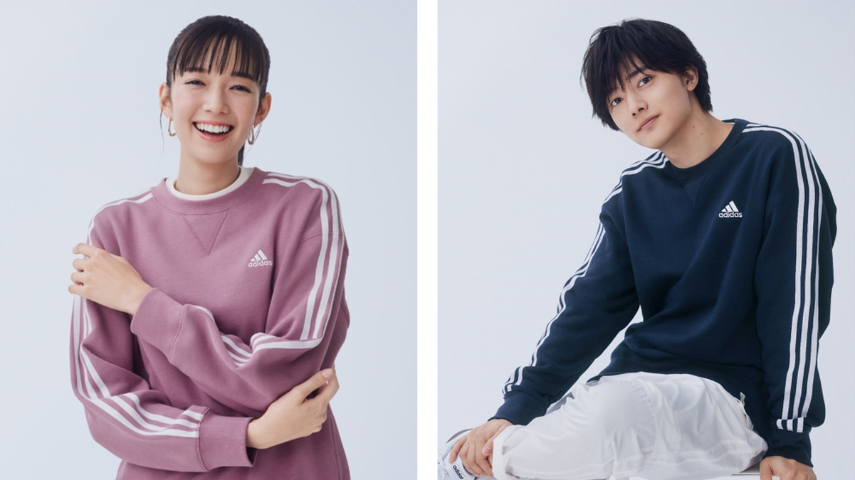 adidas/アディダス Z.N.E. セットアップ 佐藤栞里 佐藤栞里さん、櫻井海音さんをビジュアルに起用した「アディダス