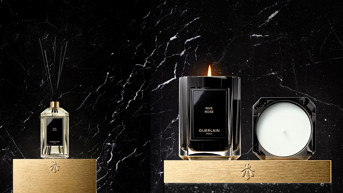 ゲラン」のフレグランス キャンドルとディフューザーはロマンティック