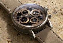 スイスの高級機械式時計クロノスイス、スケルトン・クロノグラフの30年にわたる熟練の技、新作「オーパス ダカール」を発表