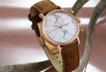 アバンギャルドなファッションの総仕上げに相応しい腕時計