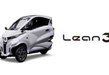 リーンモビリティ 、都市型小型EV 「Lean3」の 市販モデルを公開。市場導入に向けた最終仕様・量産設計が確定。