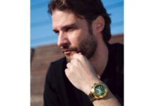 大胆なフェイスデザインで腕時計を楽しむ