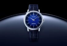<クレドール>漆芸の新たな可能性を探求した薄型メカニカル限定モデルが登場~幾重もの漆の層が織りなす、奥深い青のグラデーションダイヤル~