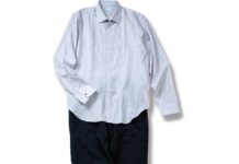 ド定番の“淡色シャツ×黒パンツ”こそ鮮度が大事です