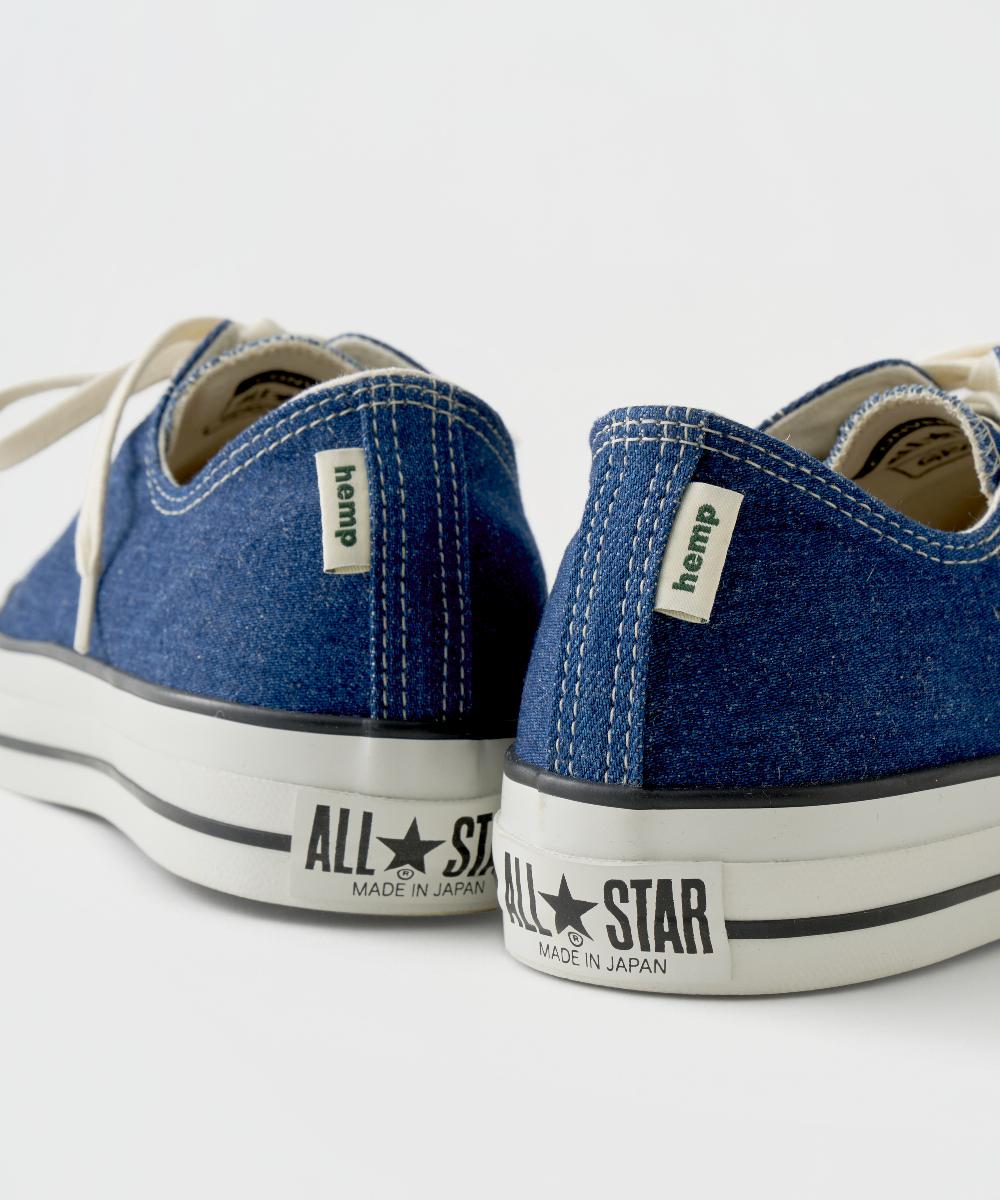【新品未使用】GRAMICCI CONVERSE ALL STAR J HEMP Gramicci & CONVERSE ALL STAR J HEMP DENIM OX / GRAMICCI を発売し