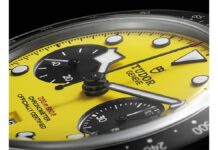 スイスの腕時計ブランド TUDORが 小径39mmのクロノグラフ新作「ブラックベイ クロノ 39 “バンブルビー”」を発表
