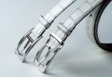 夏カジに涼感と爽快感をもたらすリッチな白ベルト