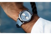 「CORNICHE」新作腕時計 – 地中海の夏を映す、爽やかなブルーダイヤル「Heritage Chronograph Visage Limited Edition」発売