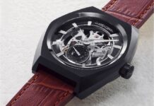 スケルトンウォッチに迫力を持たせるのも巨匠の腕の見せどころ