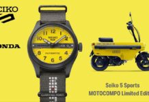 <セイコー 5スポーツ>より、「ホンダ モトコンポ」とのコラボレーション限定モデルを発売