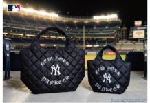 MLB【ニューヨーク・ヤンキース】のロゴを配した新作キルティングバルーントートバッグが登場!大小2サイズ展開で、日常使いからトラベルまで幅広く活躍。