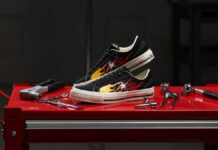 【CONVERSE】90年代のディテールを踏襲した「ONE STAR」にファイヤーパターンを落とし込んだ「ONE STAR AGED CANVAS IGNT」が登場